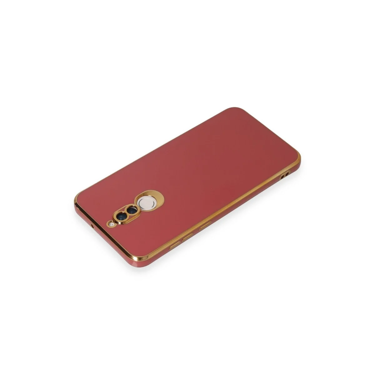 Huawei Mate 10 Lite Kılıf Volet Silikon - Kırmızı görsel 3