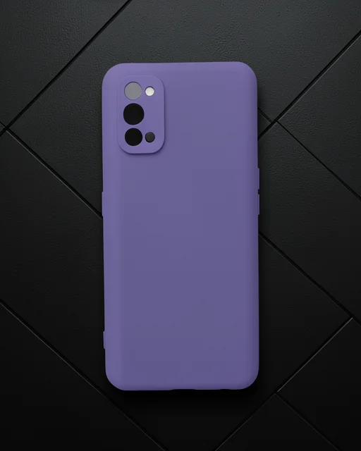 Realme 7 Pro Kılıf Nano İçi Kadife Silikon - Mor