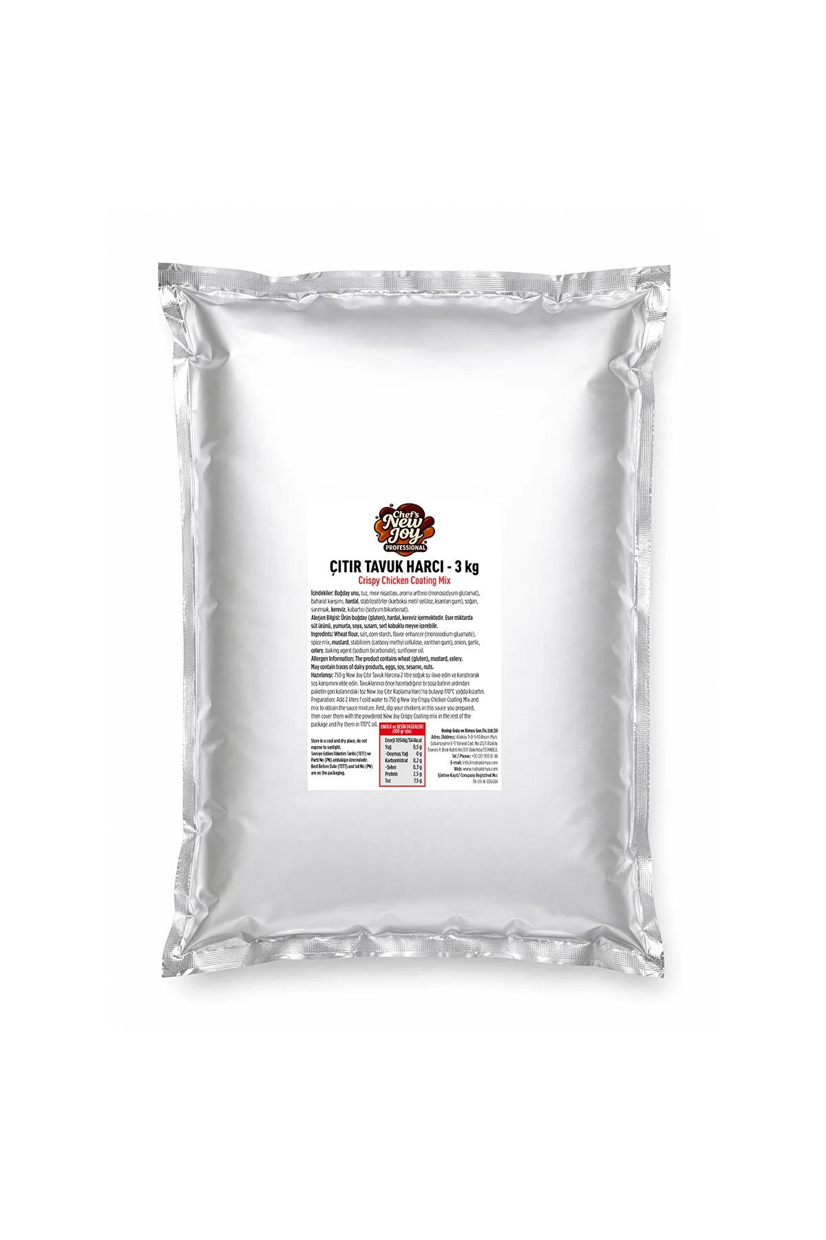 Çıtır Tavuk Harcı 3000 gr Pane Harcı