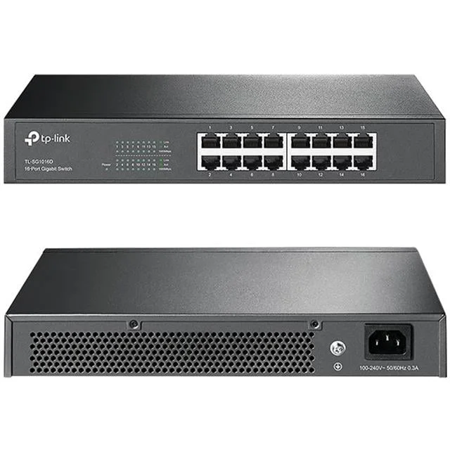 Tp-Link TL-SG1016D 16 Port Gigabit Ethernet Switch görsel 4