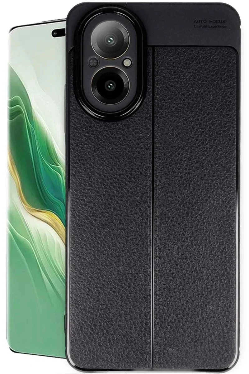 Realme 12 Lite Kılıf Auto Focus Kapak - Siyah