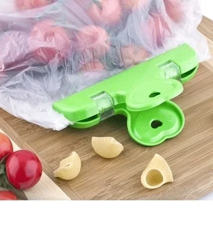 2li Pratik Torba Paket Ve Poşet Kapatıcı Kilitli Klips Mandal görsel 6