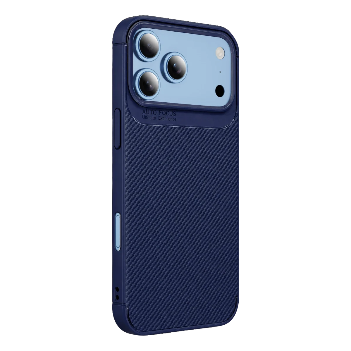 Apple İphone 18 Pro Max Auto Focus Karbon Kapak - Lacivert görsel 3