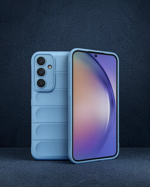 Samsung Galaxy M14 5g Kılıf Optimum Silikon - Sky Blue