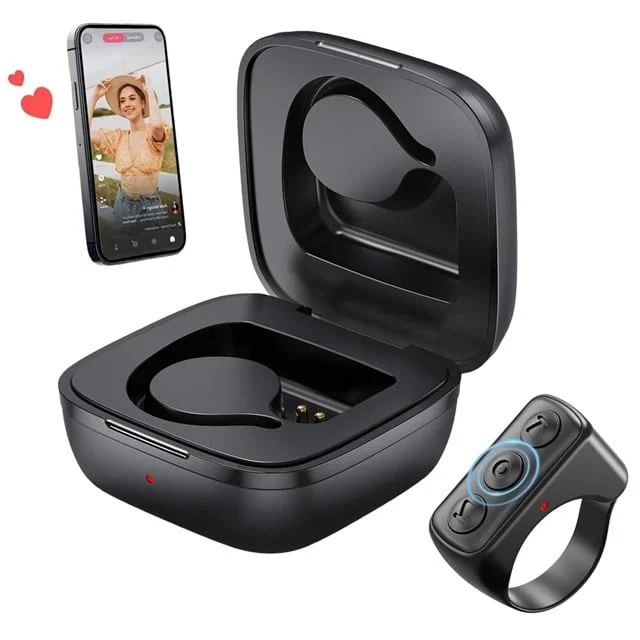 PM-24897 Kablosuz Bluetooth Yüzük Kumanda TikTok - Reels Kaydırma Uzaktan Deklanşör