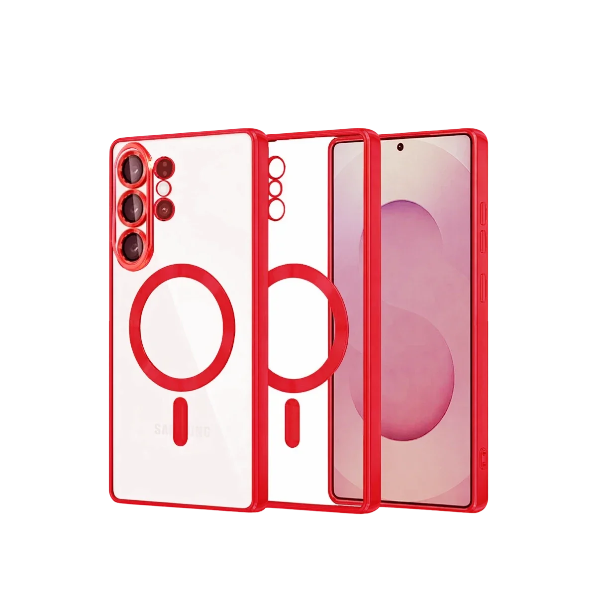 Samsung Galaxy S26 Ultra Kross Magneticsafe Kapak - Kırmızı