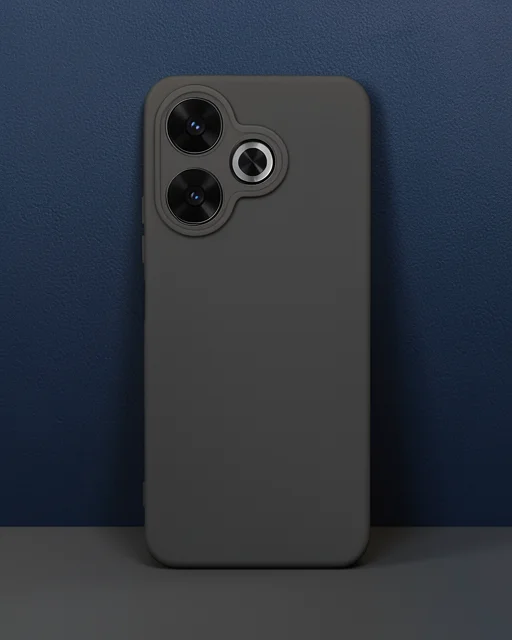 Xiaomi Redmi 13 4g Kılıf First Silikon - Koyu Yeşil