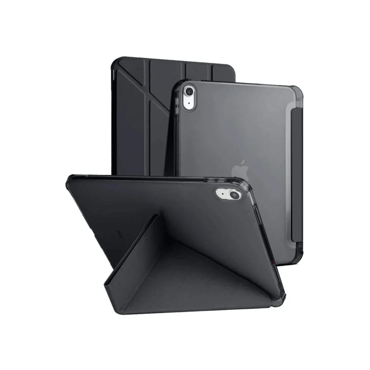 Apple iPad 2025 10.9 10.Nesil (A16) Kılıf Kalemlikli Mars Tablet Kılıfı - Siyah görsel 2