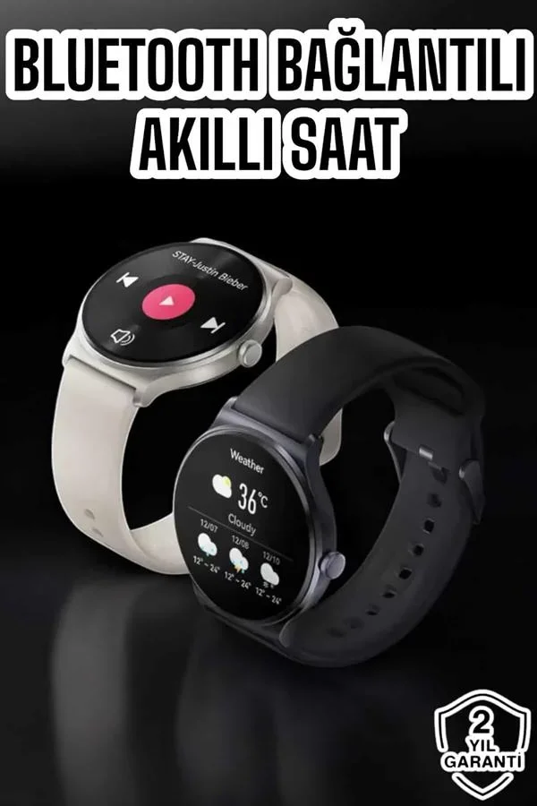 Akıllı Saat Sesli Görüşme Bluetooth Bağlantılı 3 Kordonlu Yeni Nesil görsel 2