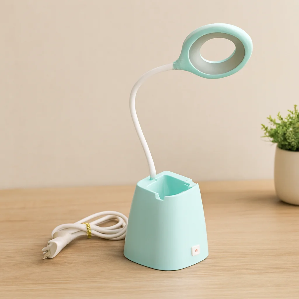 LED Masa Lambası Akrobat Kollu Kalemlikli 2W