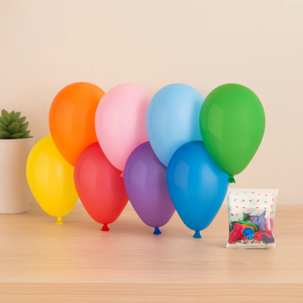 Klasik Renkli Lateks Balon 7'' (19 cm) 100'lü