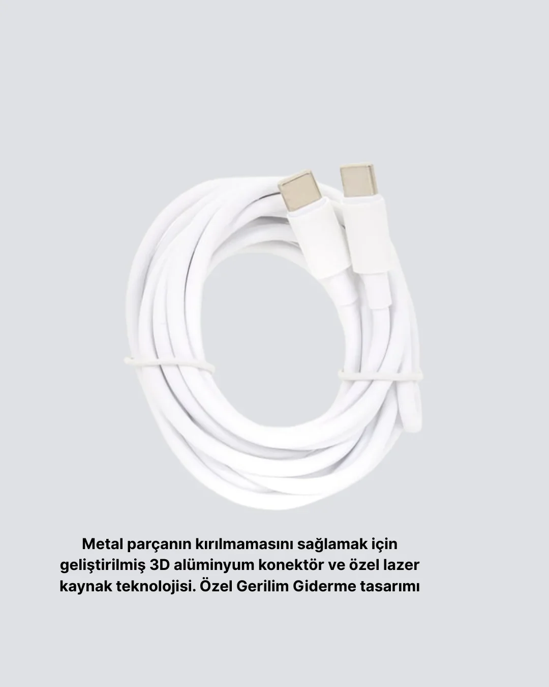 Yüksek Hızlı 30W 5.0A Type-C Kablo Şarj görsel 2