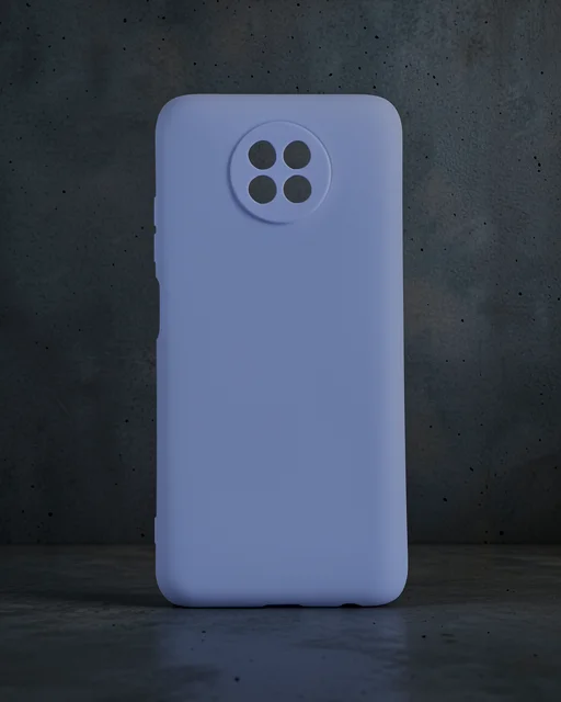 Xiaomi Redmi Note 9 5g Kılıf Nano İçi Kadife Silikon - Lila