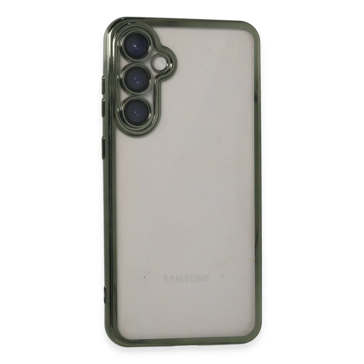 Samsung Galaxy S23 Fe Kılıf Razer Lensli Silikon - Yeşil