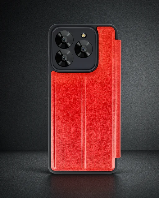 General Mobile Era 50 Kılıf Flip Cover - Kırmızı
