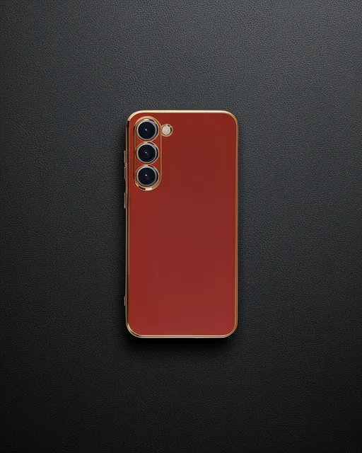 Samsung Galaxy S23 Plus Kılıf Volet Silikon - Kırmızı