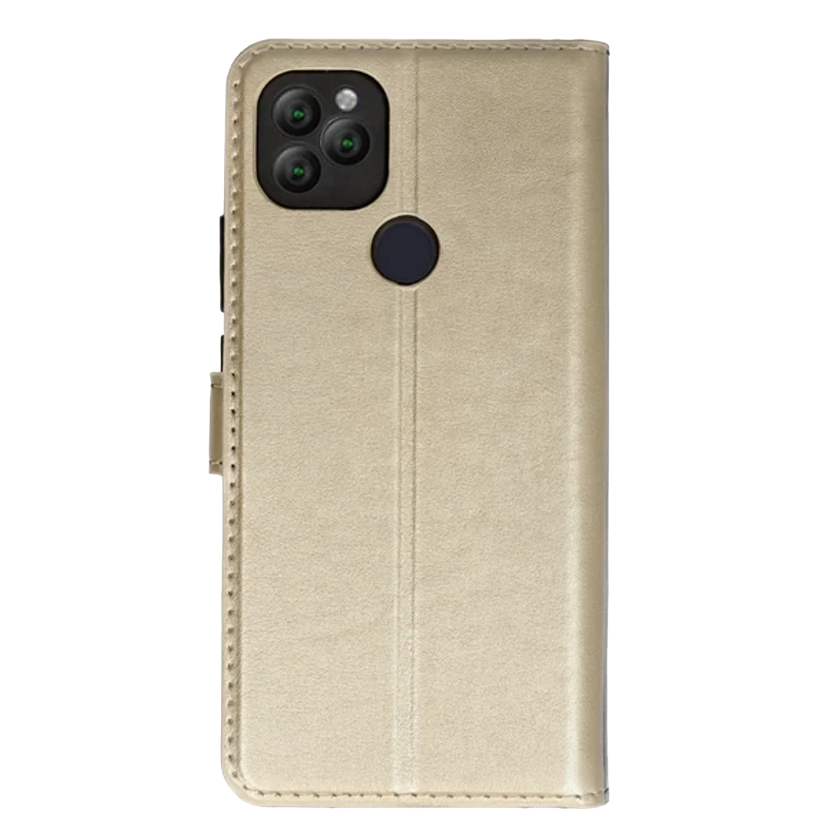 General Mobile GM 22 Plus Trend S Plus Kapaklı Telefon Kılıf - Gold