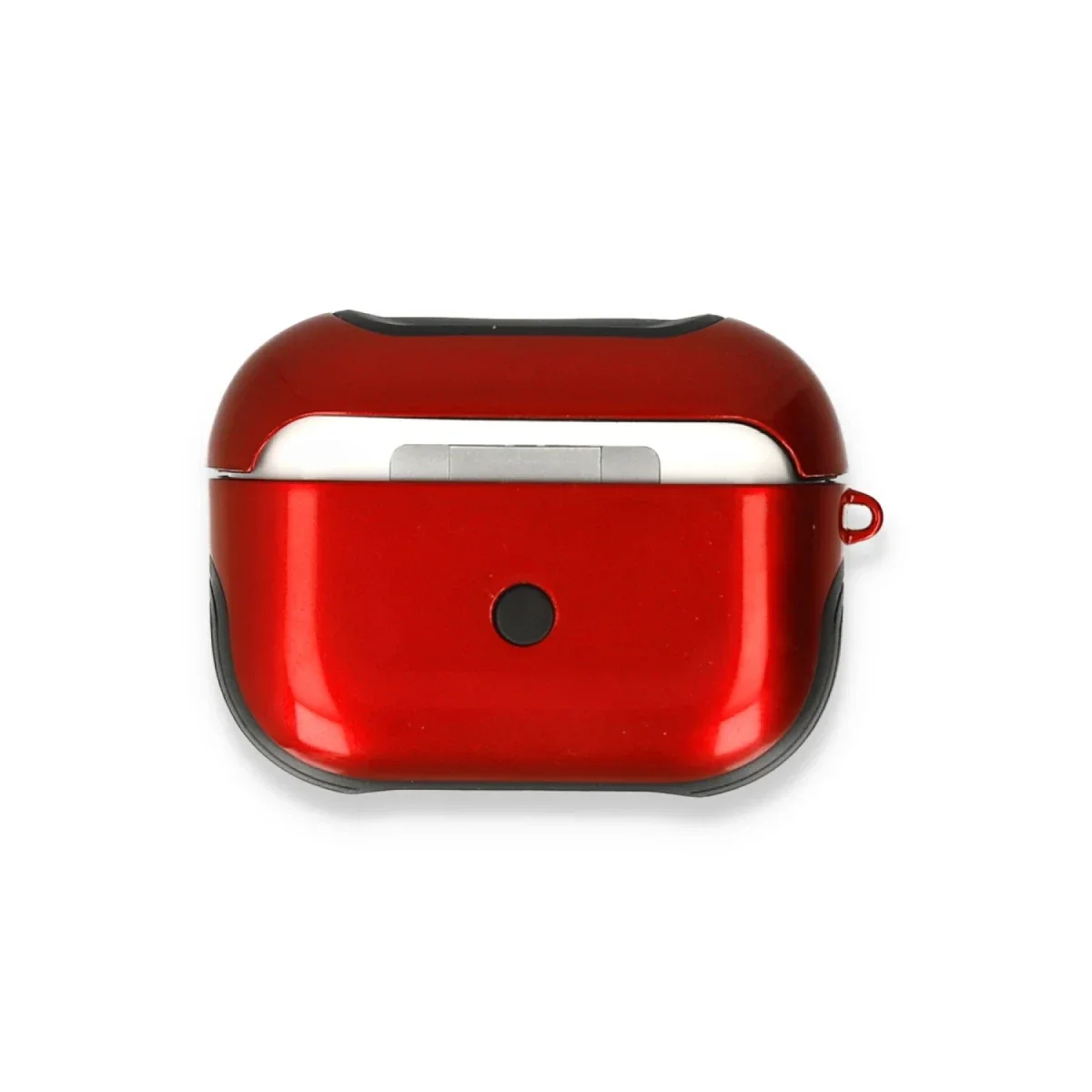 Apple Airpods Pro (1.nesil) 3in1 Kılıf - Kırmızı görsel 3