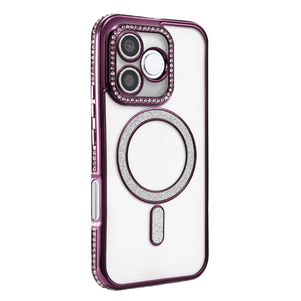 Huawei Honor 600 Lite Joke Simli Magneticsafe Kılıf - Derin Mor görsel 2