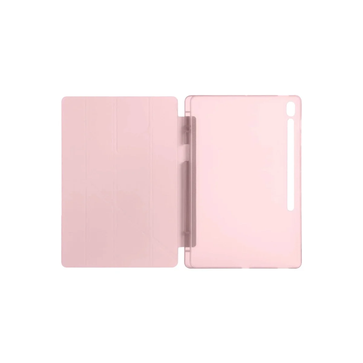 Apple İpad Pro 11 (2024) Kılıf Kalemlikli Hugo Tablet Kılıfı - Rose Gold görsel 4