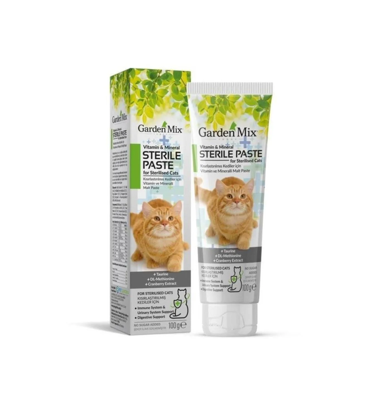 Garden mix kedi steril multivitamin macun 100 g