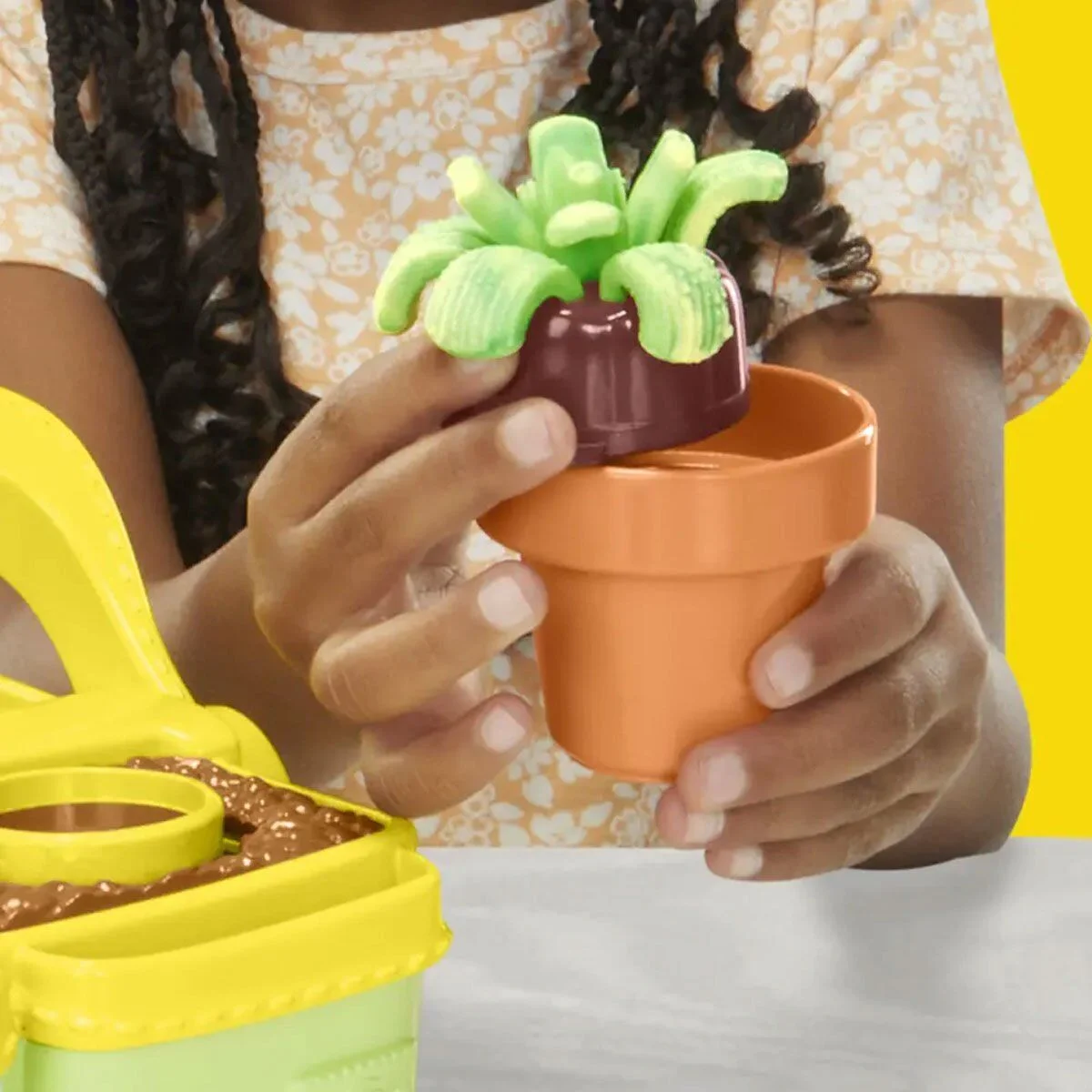G0492 Play-Doh Renkli Çiçekler Botanik Oyun Seti +3 yaş görsel 4