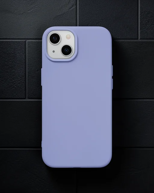 Apple İphone 14 Plus Kılıf Nano İçi Kadife Silikon - Lila