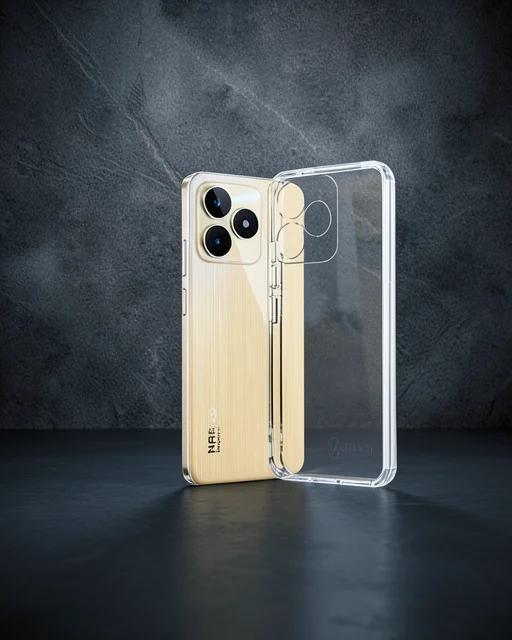 Realme C53 Kılıf Lüx Şeffaf Silikon