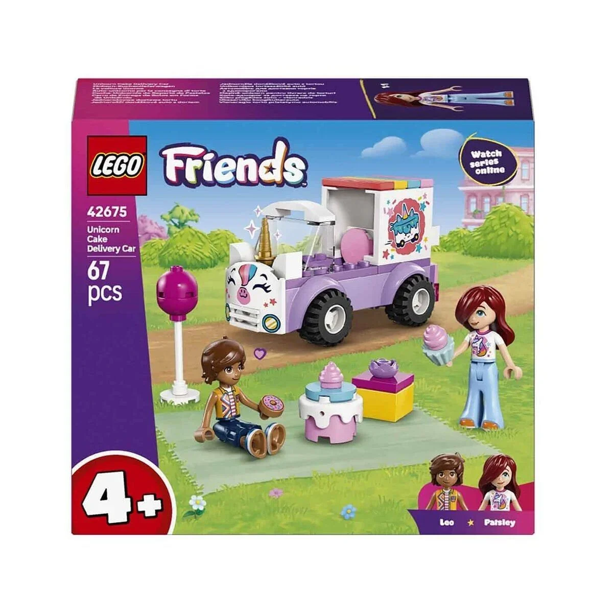 42675 Lego Friends Unicorn Pasta Dağıtım Aracı 67 parça +4 yaş görsel 7