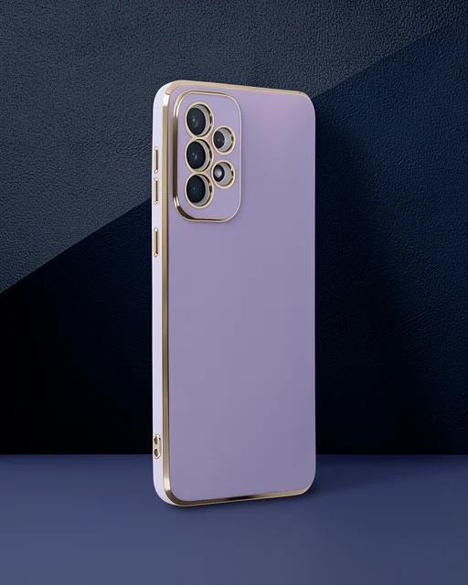 Samsung Galaxy A33 5g Kılıf Volet Silikon - Mor