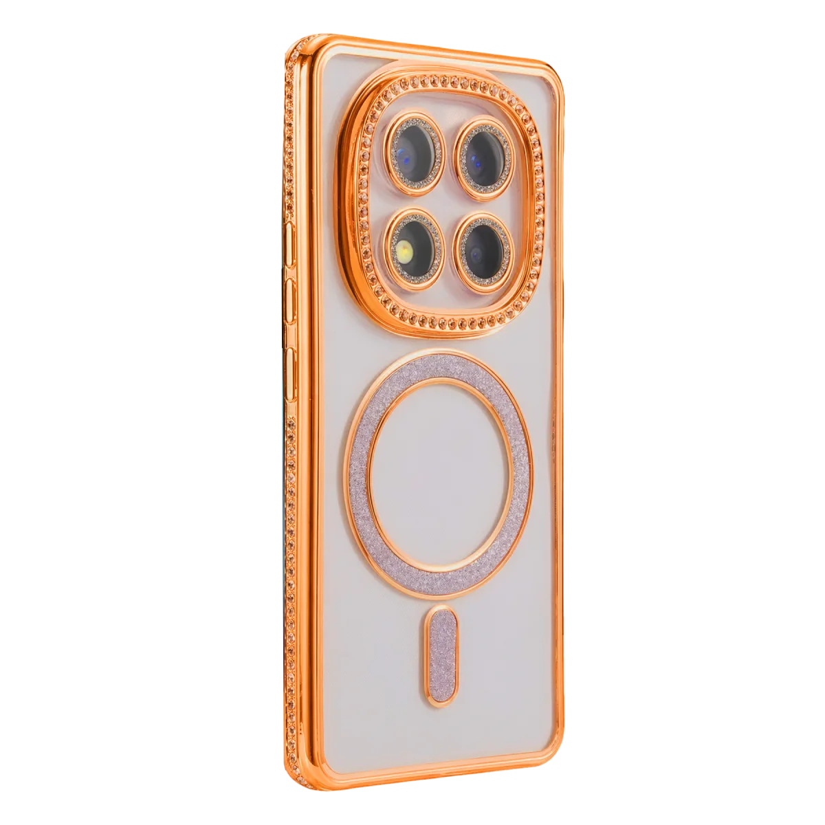 Xiaomi Redmi Note 15 Pro Plus 5G Joke Simli Magneticsafe Kılıf - Turuncu görsel 3