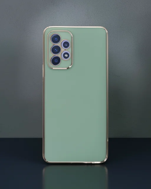 Samsung Galaxy A52 Kılıf Volet Silikon - Açık Yeşil