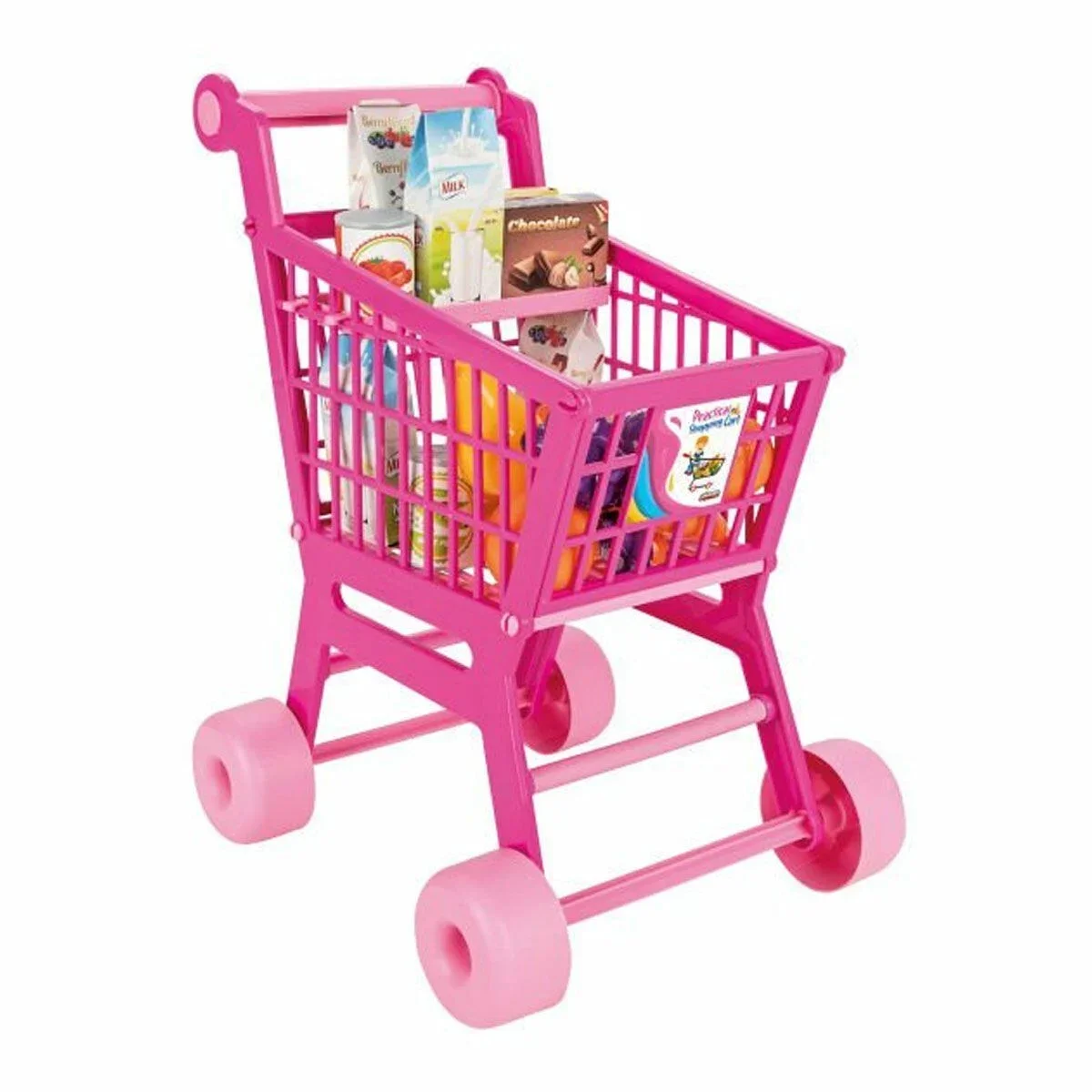 07 608 Pilsan Pratik Pembe Market Arabası (meyve ve sebze) görsel 2