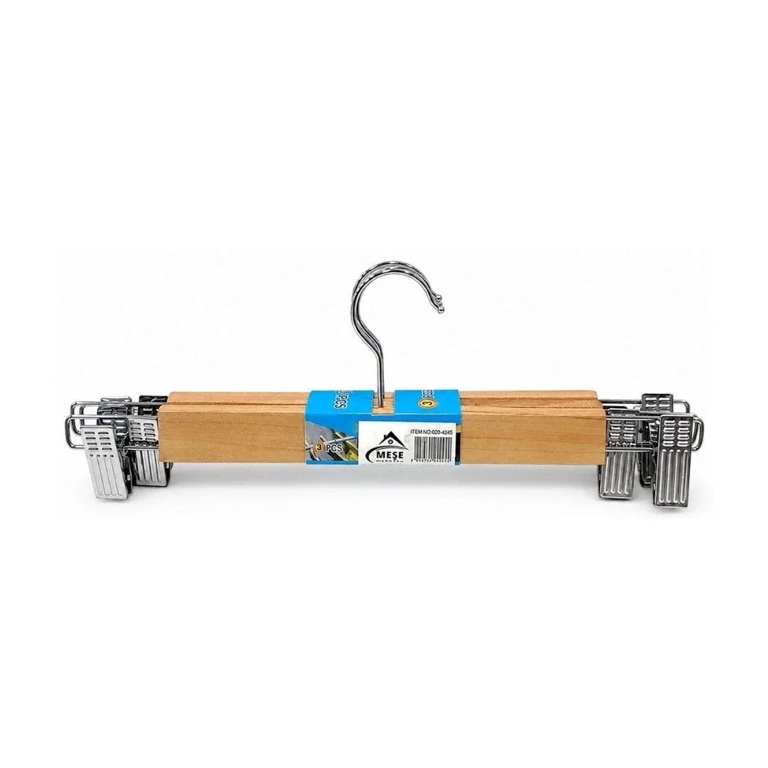Ahşap Mandallı Etek Askısı 33 cm görsel 2