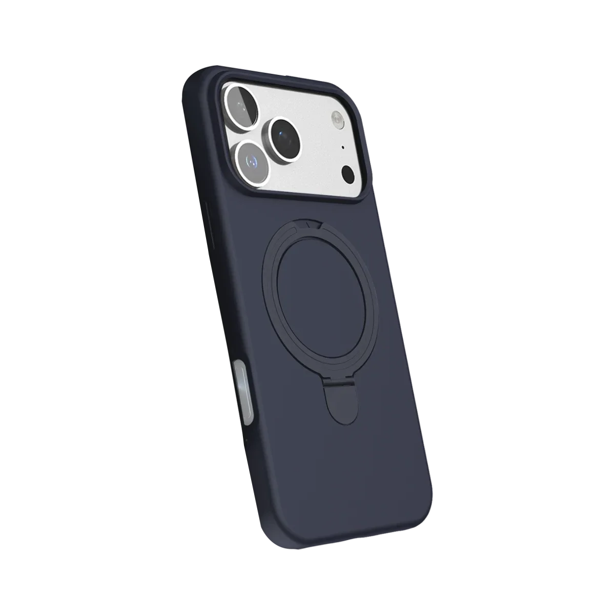 Apple iPhone 17 Pro Regal Magsafe Standlı Kapak - Lacivert görsel 3