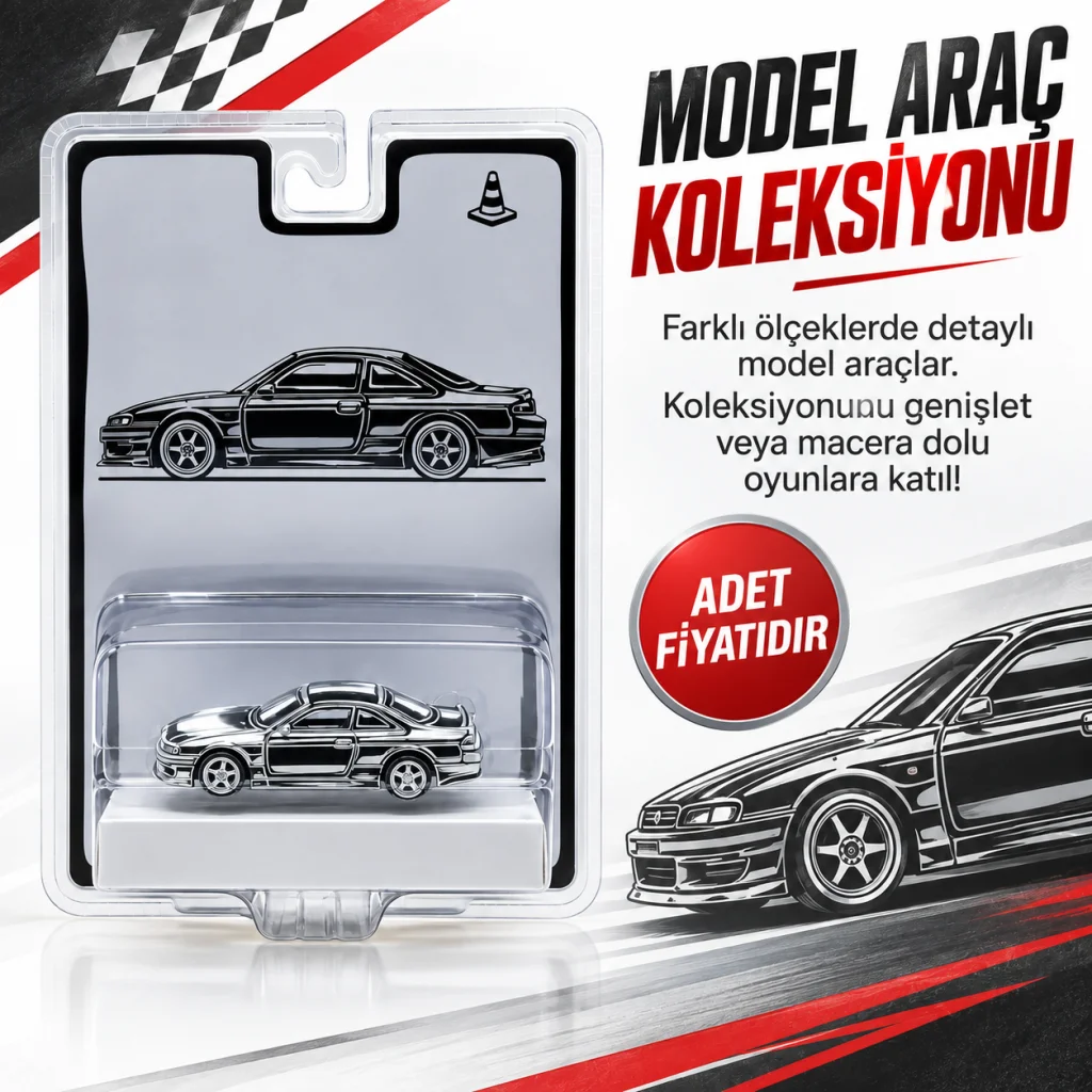 1/64 VERTEX Silvia (S 14) Designed by Joshua Vides (adet fiyatıdır) görsel 3