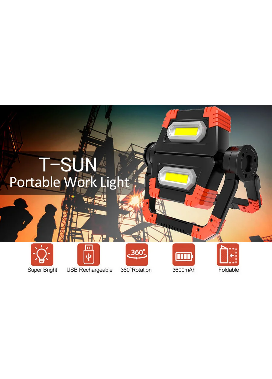 BR S100 30W COB LED USB Projektör El Feneri görsel 6