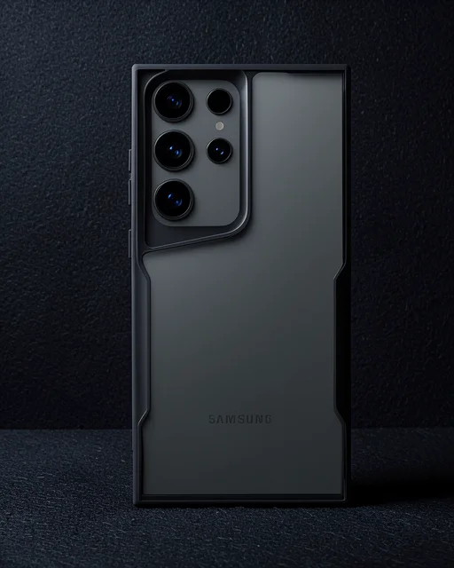 Samsung Galaxy S23 Ultra Kılıf Boyi Silikon Kapak - Siyah