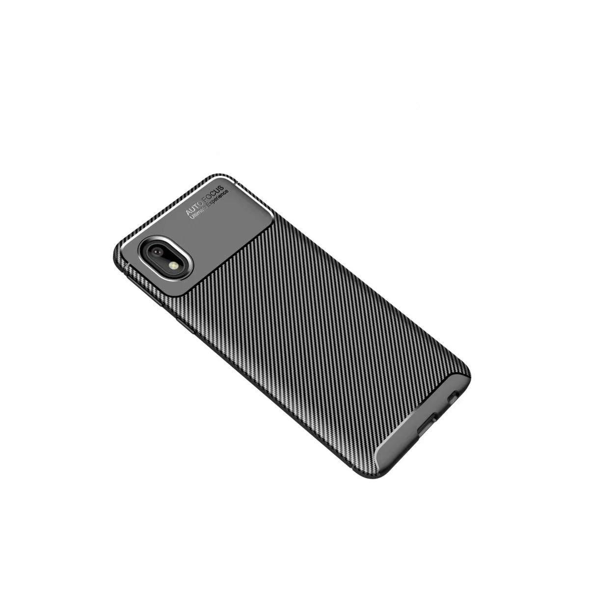 Samsung Galaxy A01 Core Kılıf Auto Focus Karbon Kapak - Siyah görsel 2