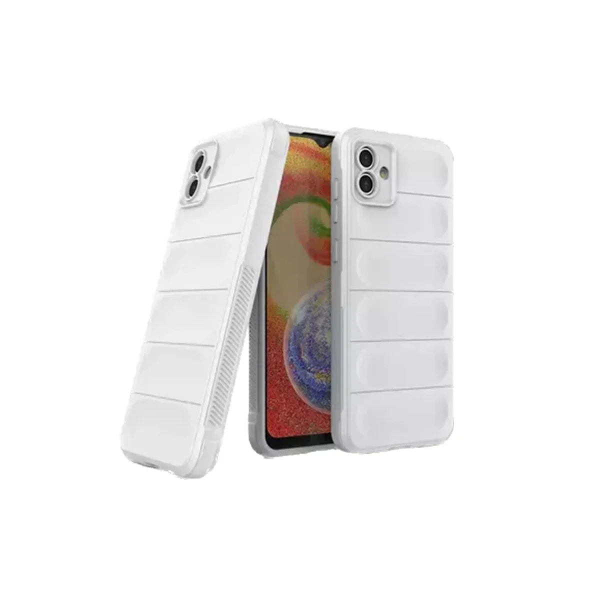 Samsung Galaxy A05 Kılıf Optimum Silikon - Krem görsel 2