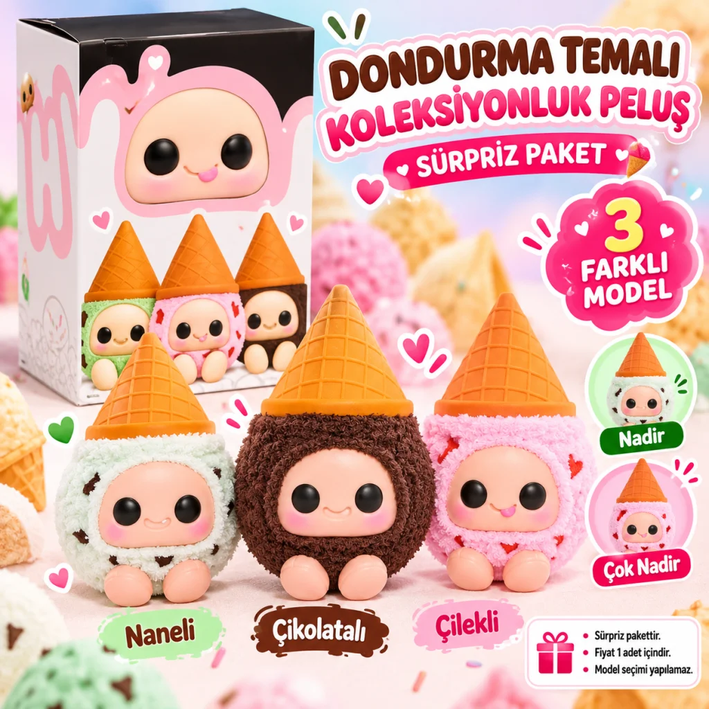 Dondurma Peluşu Sürpriz Paket görsel 2