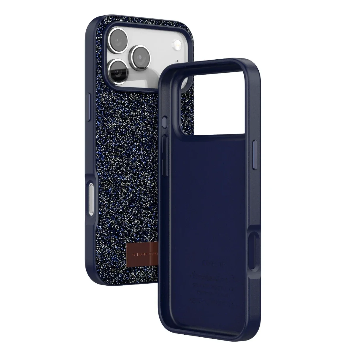 Onegif Apple iPhone 17 Pro Max Bright Simli Kapak - Mavi görsel 3