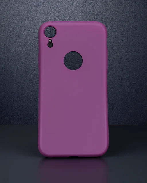 Apple İphone Xr Kılıf First Silikon - Mürdüm