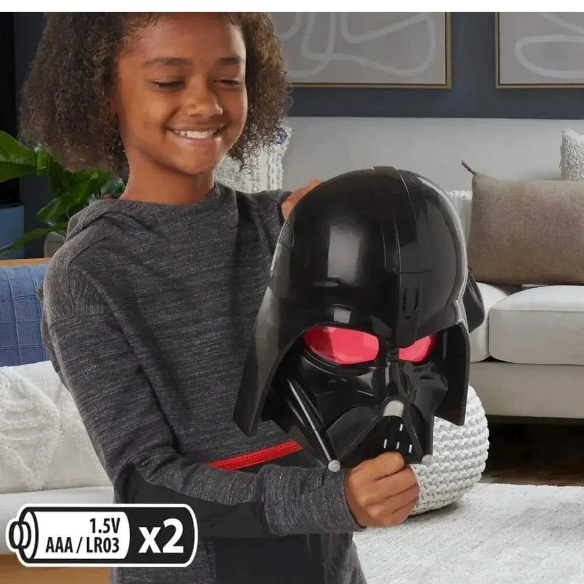 F9498 Star Wars Darth Vader Elektronik Maske görsel 5