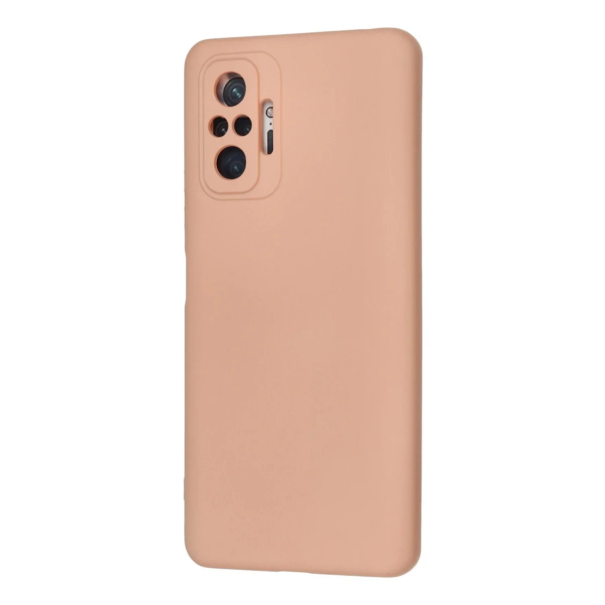 Xiaomi Redmi Note 10 Pro Kılıf Nano İçi Kadife Silikon - Pudra görsel 3