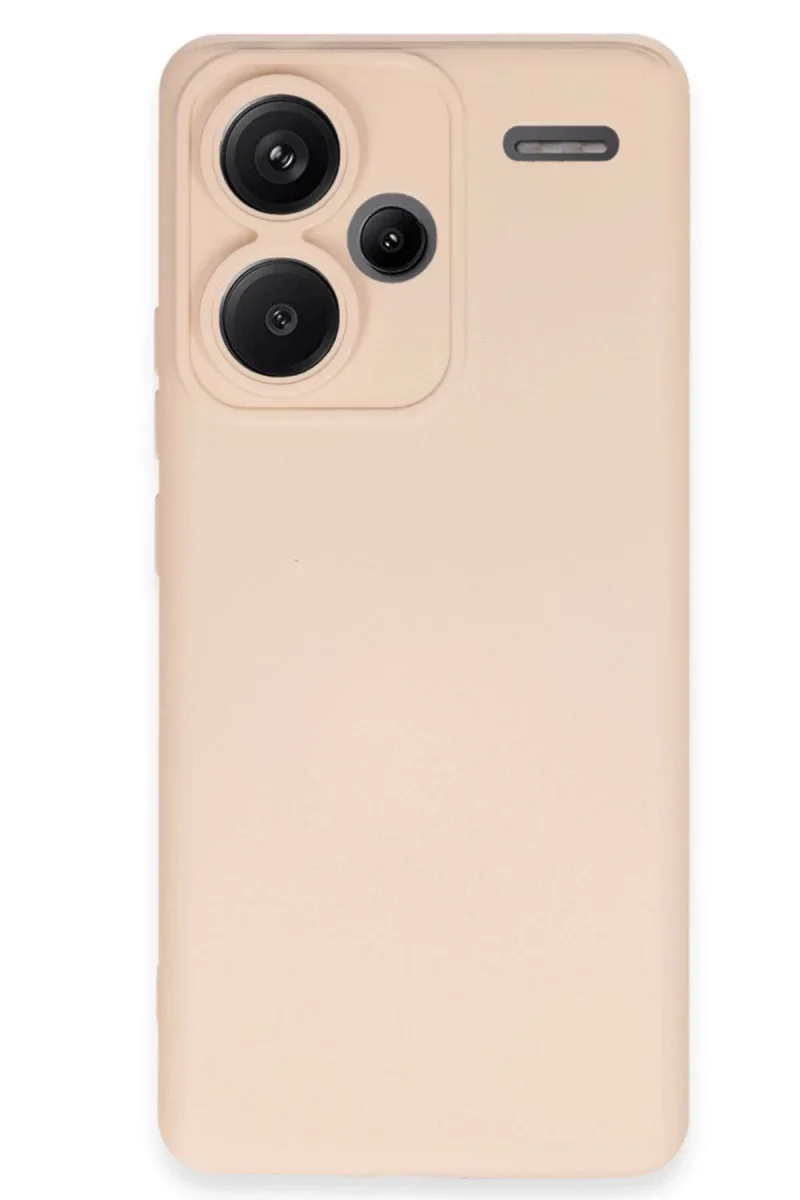 Xiao Red Note 13 Pro Plus Kılıf Nano içi Kadife Silikon - Pudra