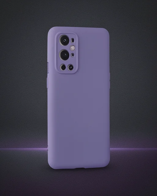 One Plus 9 Pro Kılıf Nano İçi Kadife Silikon - Mor