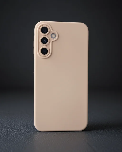 Samsung Galaxy A25 5g Kılıf Nano İçi Kadife Silikon - Pudra