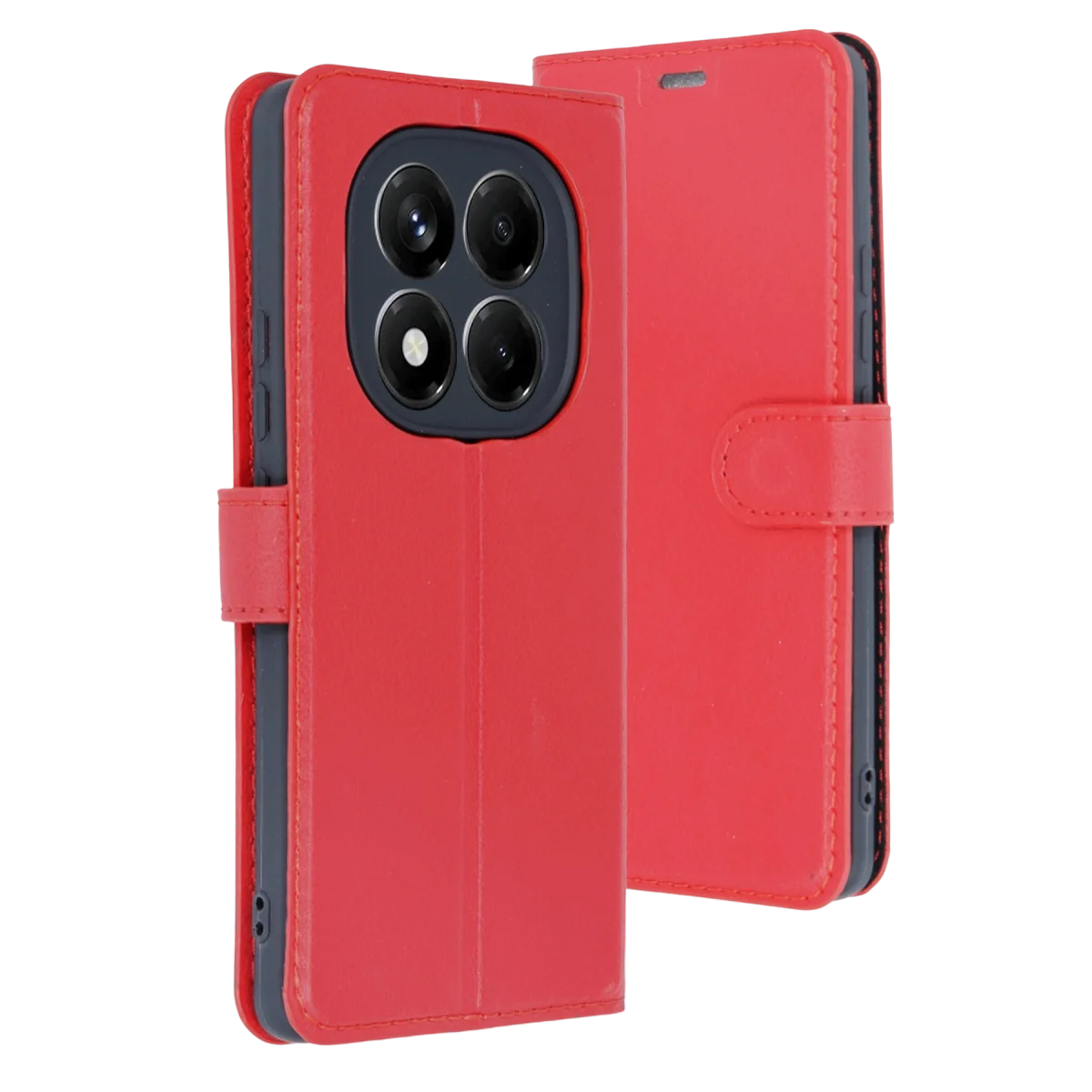Xiaomi Redmi Note 15 Pro 5G Trend S Plus Kapaklı Kılıf - Kırmızı
