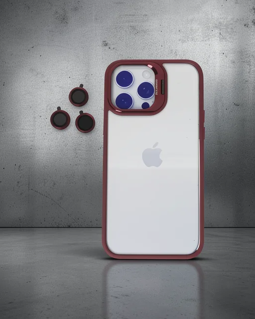 Joko Apple İphone 14 Pro Kılıf Roblox Lens Standlı Kapak - Bordo